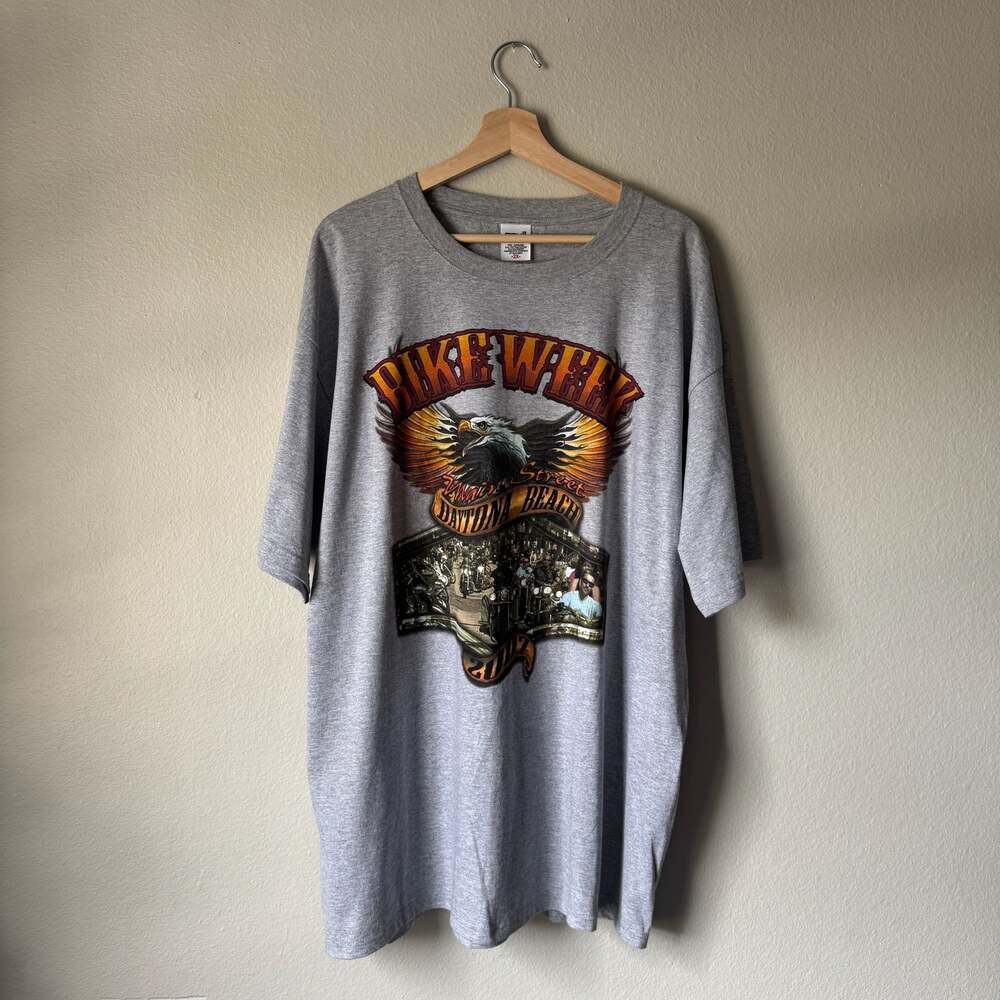 2007 Daytona Bike Week Eagle Motorcycle Graphic Tee 2XL
